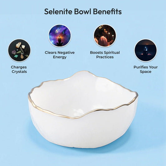 Selenite bowl